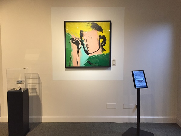 Jack Nicklaus portrait on display