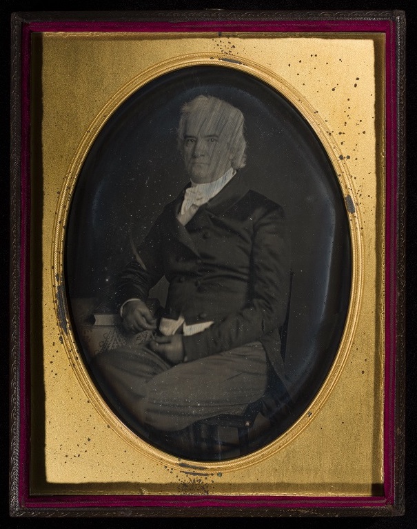 After-treatment reference photo of a daguerreotype portrait of George Mifflin Dallas