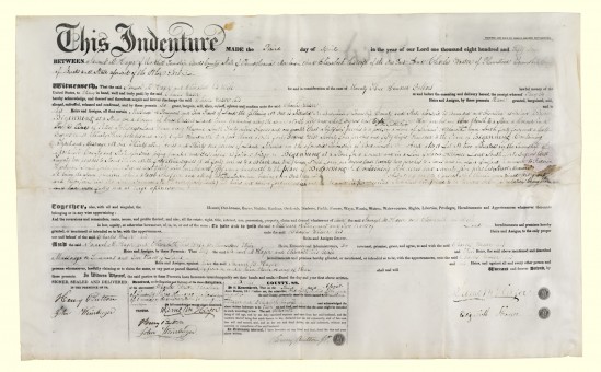 The facsimile of the indenture