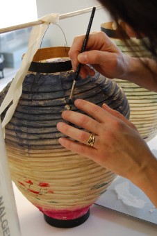 Inpainting the paper lantern