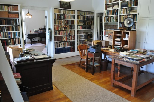 Carl Sandburg's study at the Carl Sandburg Home National Historic Site