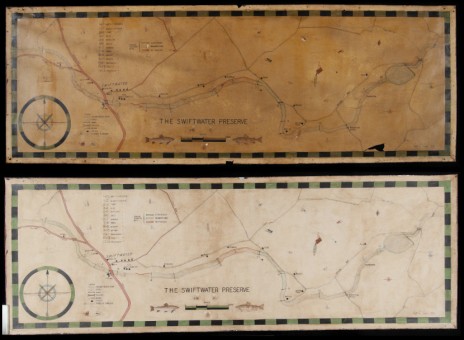 Swiftwater Preserve map before and after treatment