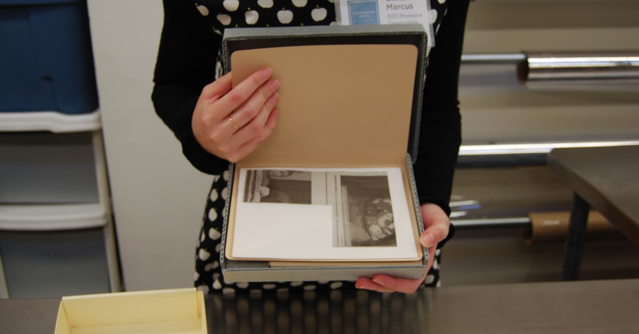 Example of boxed prints