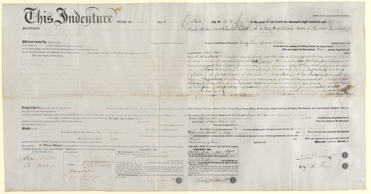 Indenture before and after