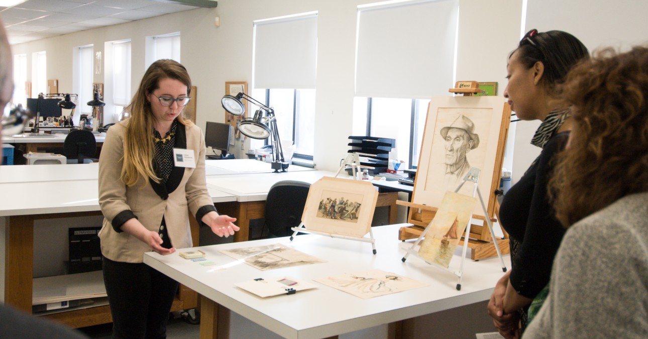 Paper Conservator Chloe Houseman explains object