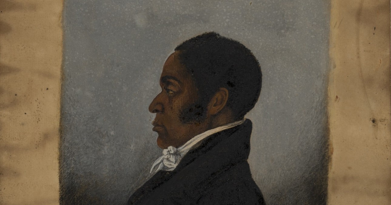 1818 watercolor portrait of James Forten