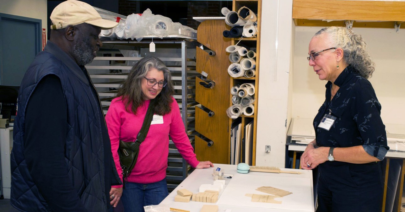 Guests visit the CCAHA lab