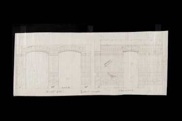 Frank Furness architectural drawing