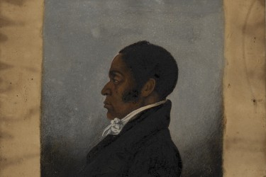 1818 watercolor portrait of James Forten
