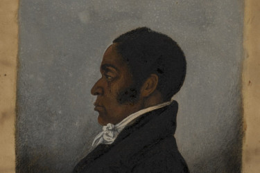 Detail, portrait of James Forten.